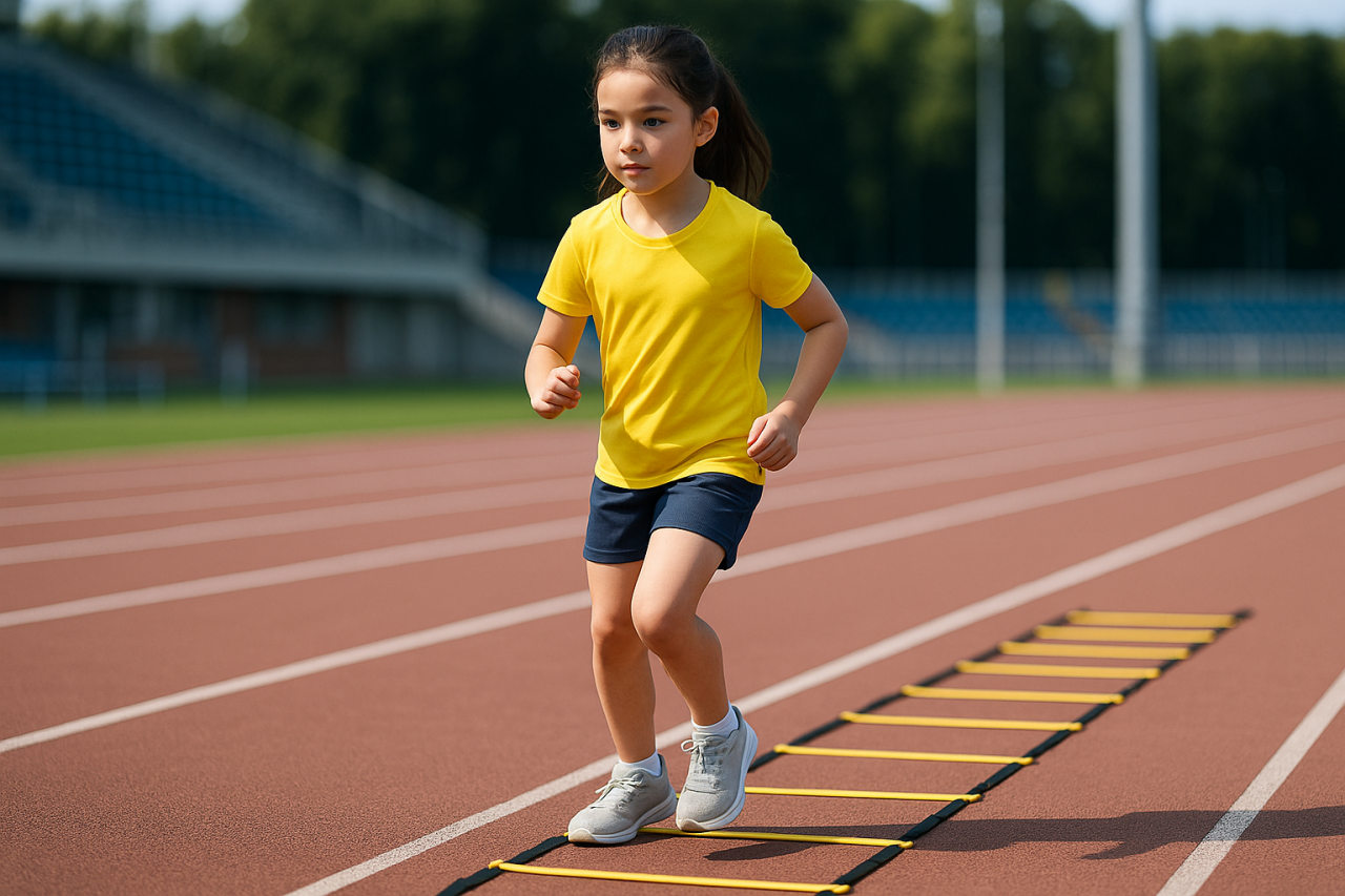 ラダートレーニングの子供向け練習メニュー｜運動能力を高める効果と活用法