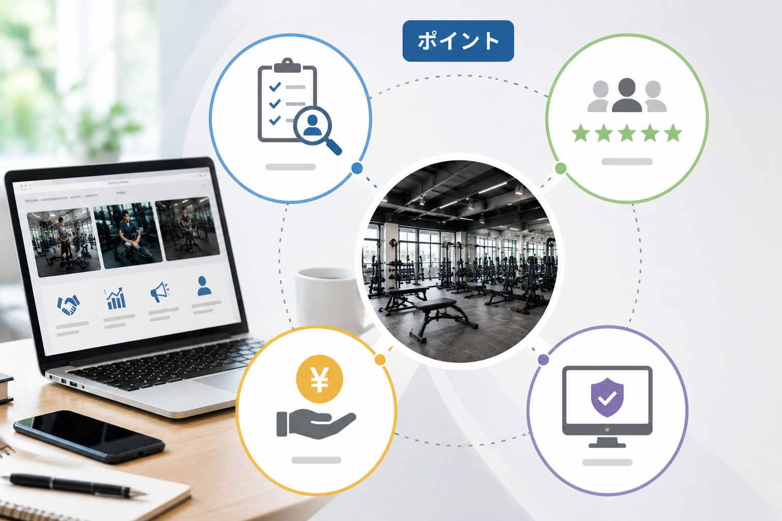 フィットネス系アフィリエイトで収益化を目指す4ステップ
