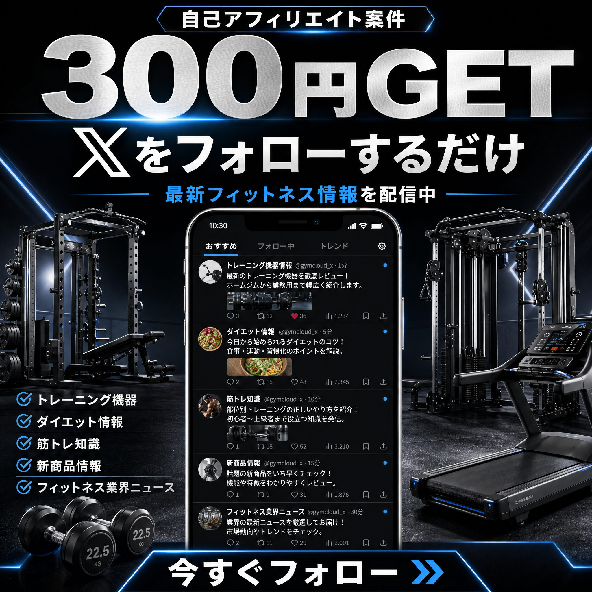 エニタイムフィットネス案件がなくてもフィットネス特化ASPで収益化を目指そう