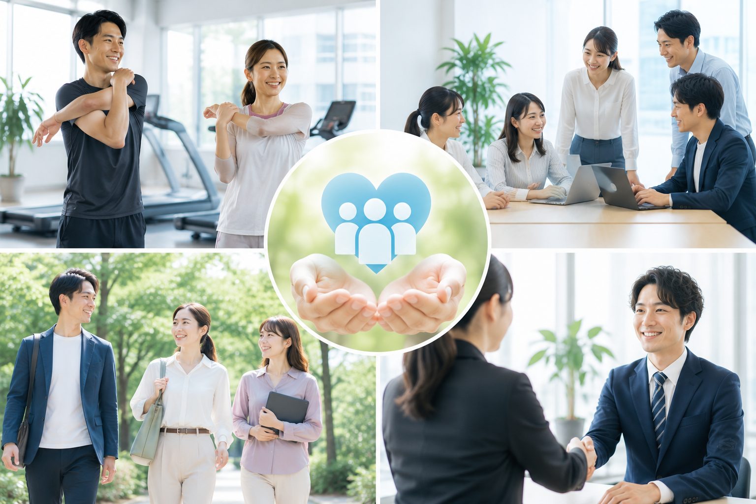 社員の健康管理は義務と健康経営の両面で進める