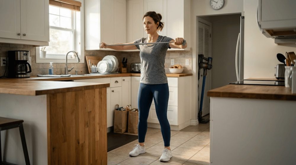 自宅やオフィスでできる！立ったまま背筋トレーニング5選