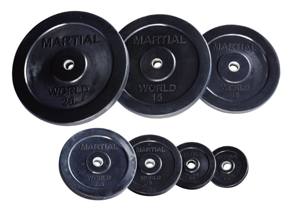 ラバープレート穴径28mm 20.0kg｜MARTIAL WORLDを月額520円〜で
