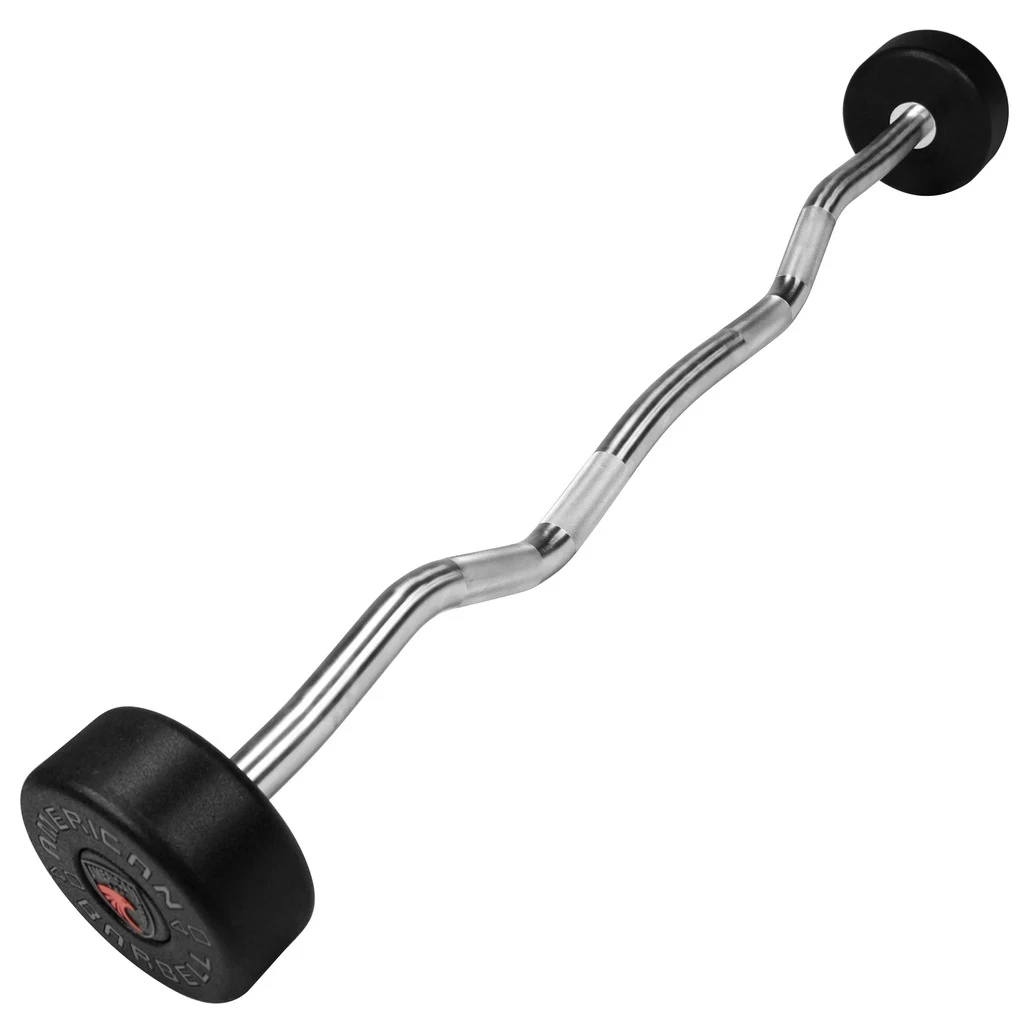 アメリカンバーベル・シリーズ4重量固定式EZバー 10KG｜STRENGTH ASIA