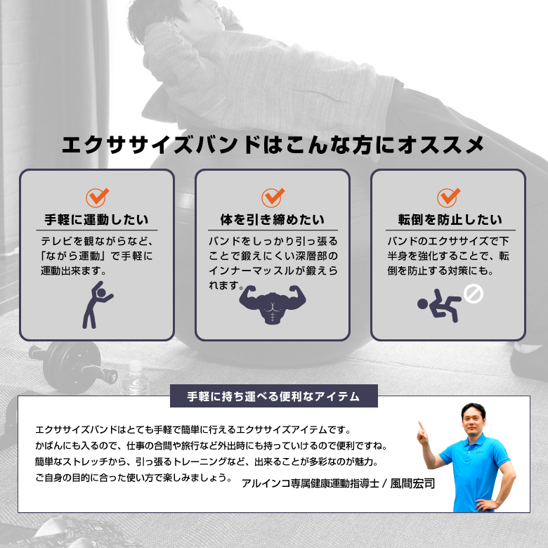 エクササイズバンド ハード 画像2