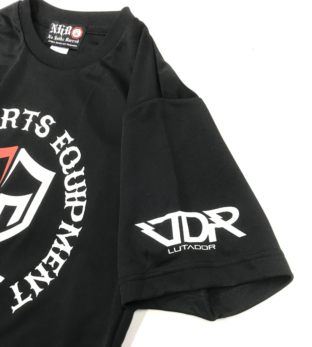 COBRA×LUTADOR×GRIT TRAINING DRY TEE 2009 BK/WH/RD FT愛用モデル　M 画像3