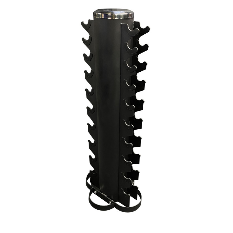 ヘックスダンベル　1kgから10K &縦型ラック 予約商品】縦型収納タワー ヘックスラバーダンベル 1kg-10kg用｜ONIを