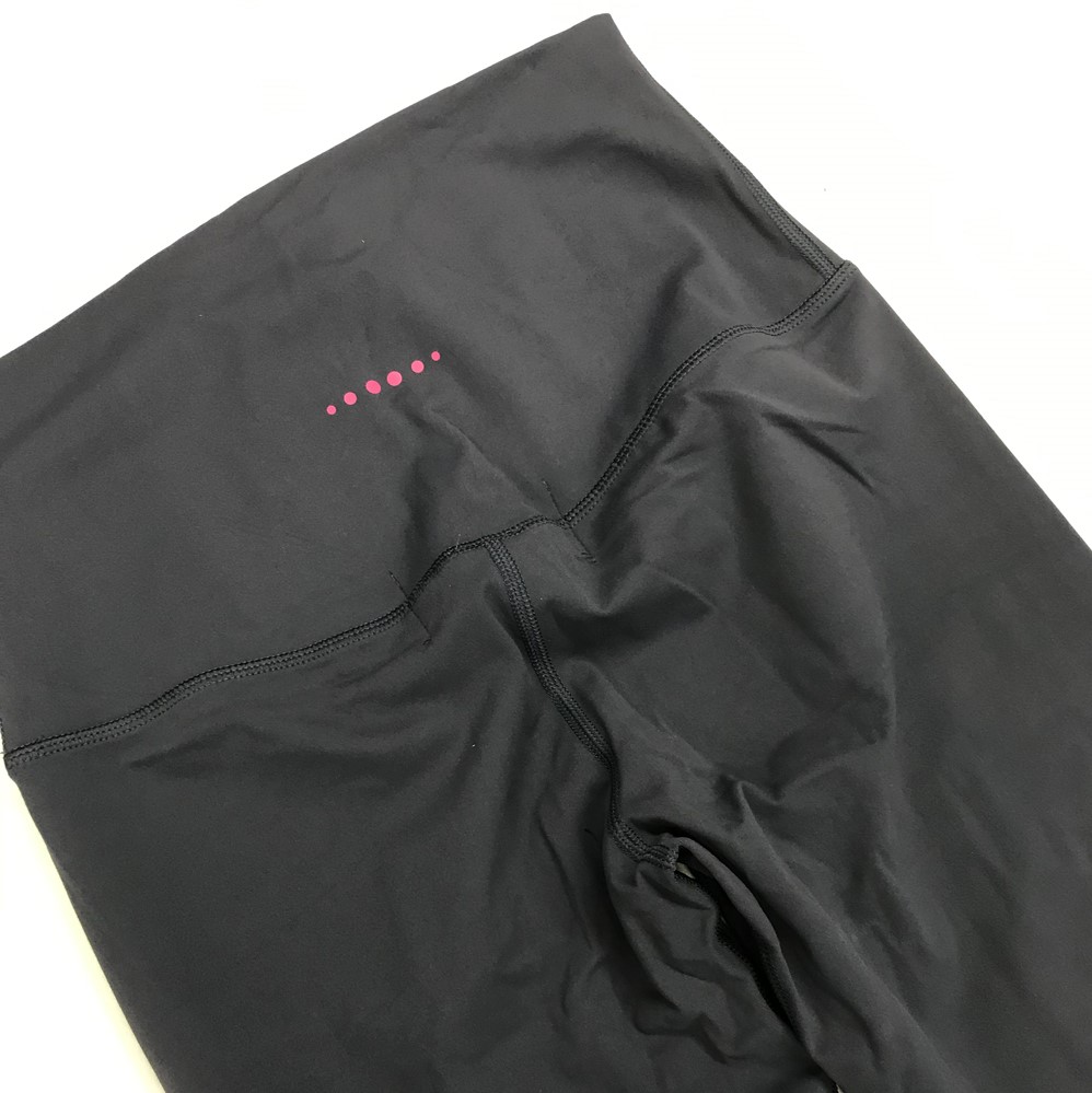 FLOWER WOMEN FITNESS ELASTIC LEGGINGS NAVY 画像5