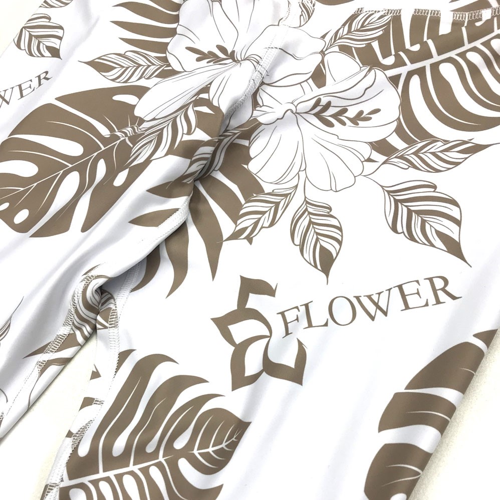 FLOWER WOMEN FITNESS SPORTS BRA HIBISCUS 画像2