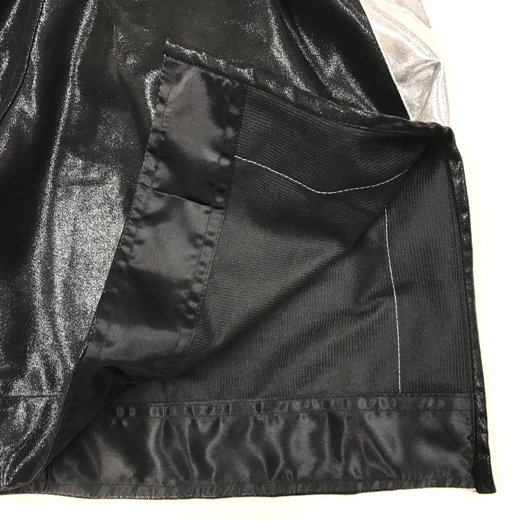 COBRA BOXING LONG SHORTS 2011 BLACK/SILVER LINE L 画像4