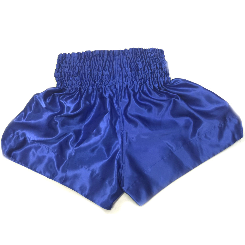 COBRA MUAY THAI SHORTS BLUE PLAIN L 画像2