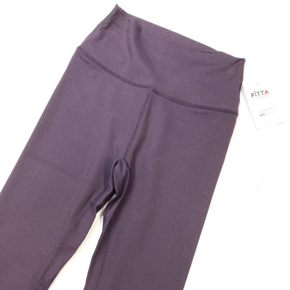 FITTA PURE HIGH RISE CROP PURPLE PLUM M ウエスト62cm〜　ヒップ70cm〜 伸縮有り 画像2