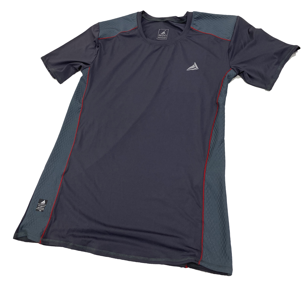 INIZIO(BABALU)POLYESTER SPORTS T-SHIRT GRIS HUMO XL 画像3