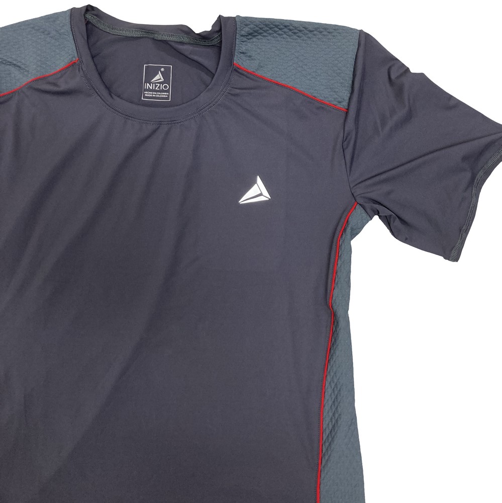 INIZIO(BABALU)POLYESTER SPORTS T-SHIRT GRIS HUMO XL 画像4
