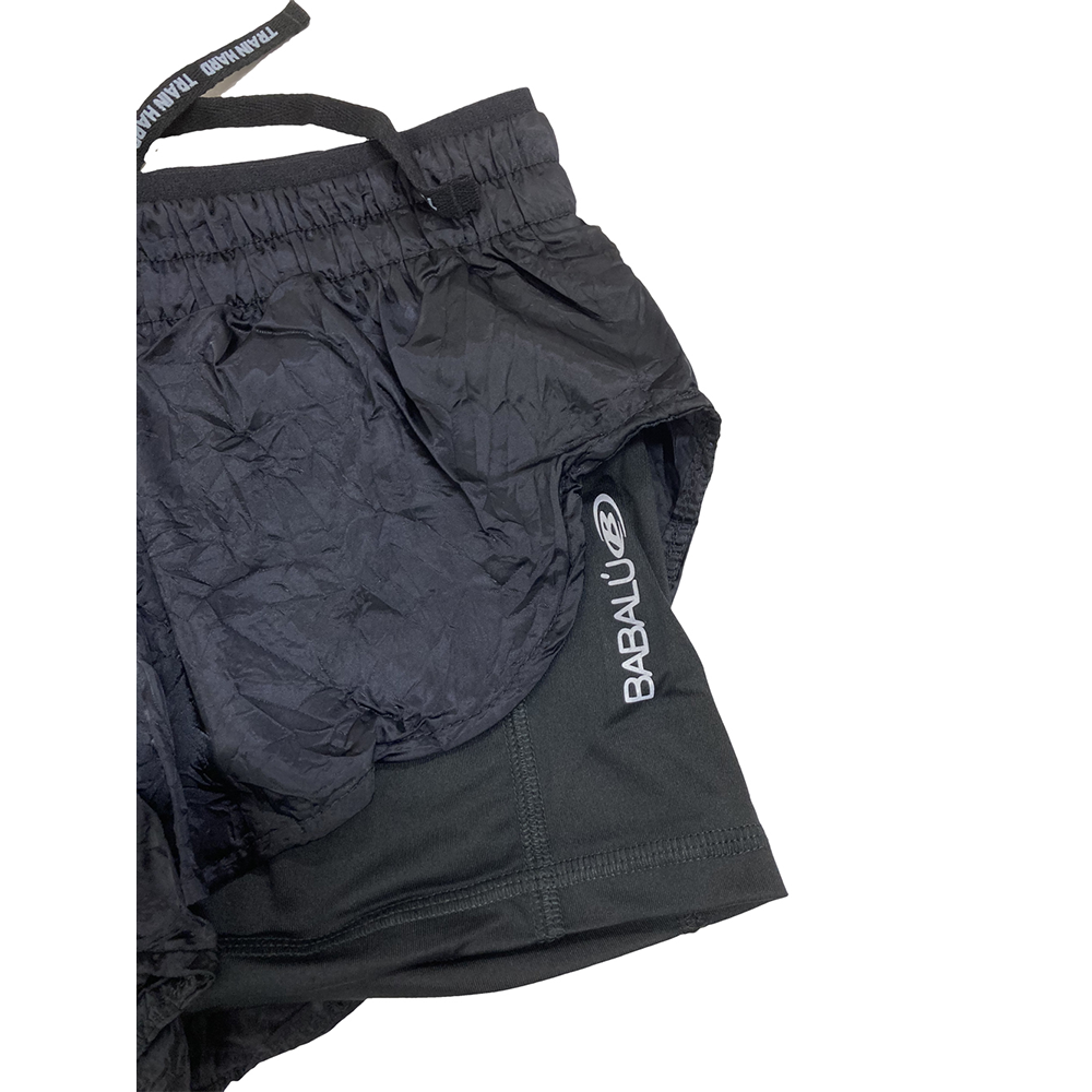 BABALU POLYAMIDE SHORT BLACK 画像3