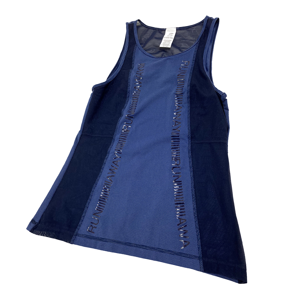 BABALU POLYAMIDE BLOUSE NAVY 画像3