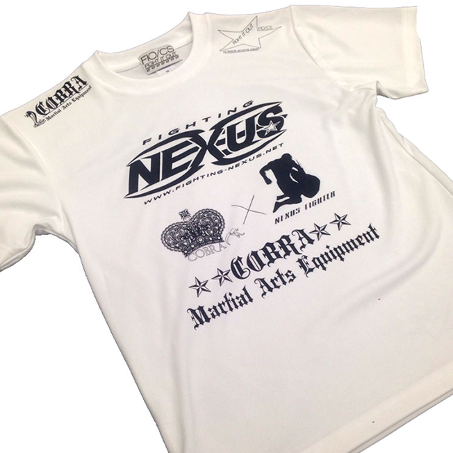 FIOS×NEXUS×COBRA TRAINING DRY TEE 1701 WHITE S 画像3