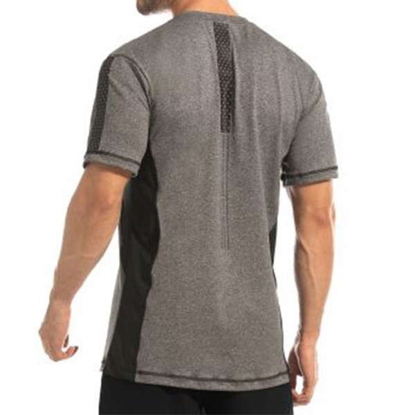 INIZIO(BABALU)POLYESTER SPORTS T-SHIRT GRIS JASPED M 画像3