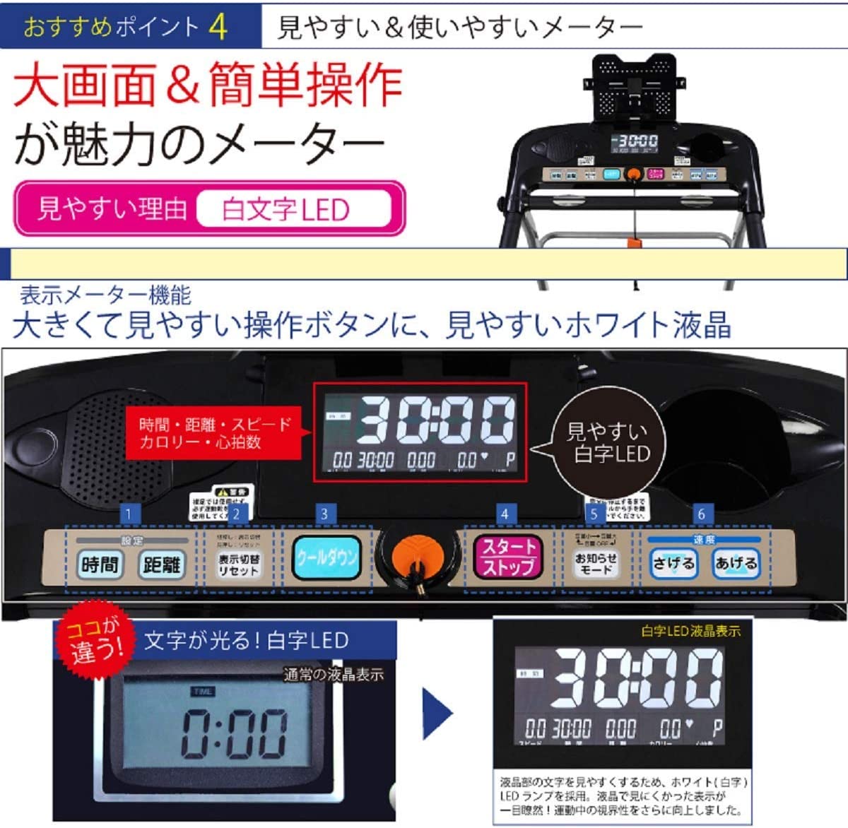 ランニングマシン1115（中古品） 画像6