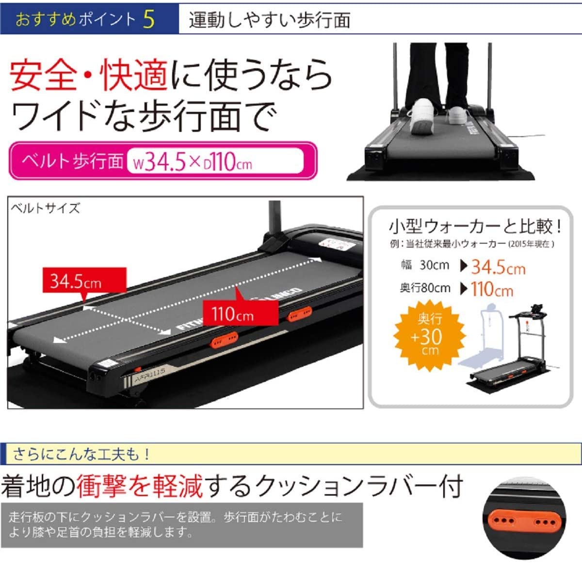 ランニングマシン1115（中古品） 画像7