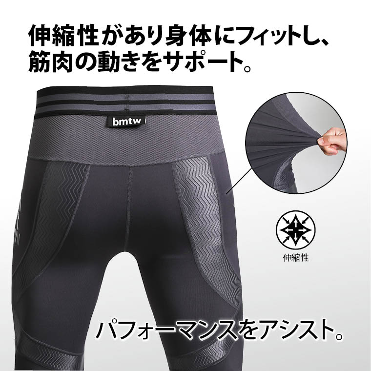 ｂｍｔｗ　ラッシュガードハーフパンツ（ブラック・L） 画像5
