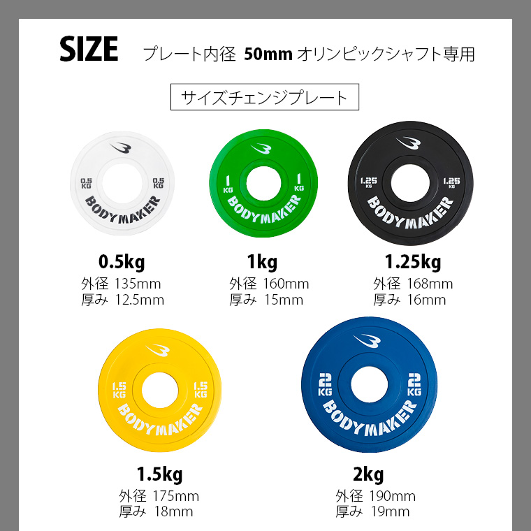 オリンピックカラープレート5KG 2枚セット 画像4