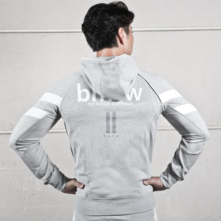 ｂｍｔｗ　ＧＹＭウェア　パーカー（グレー・XL） 画像6
