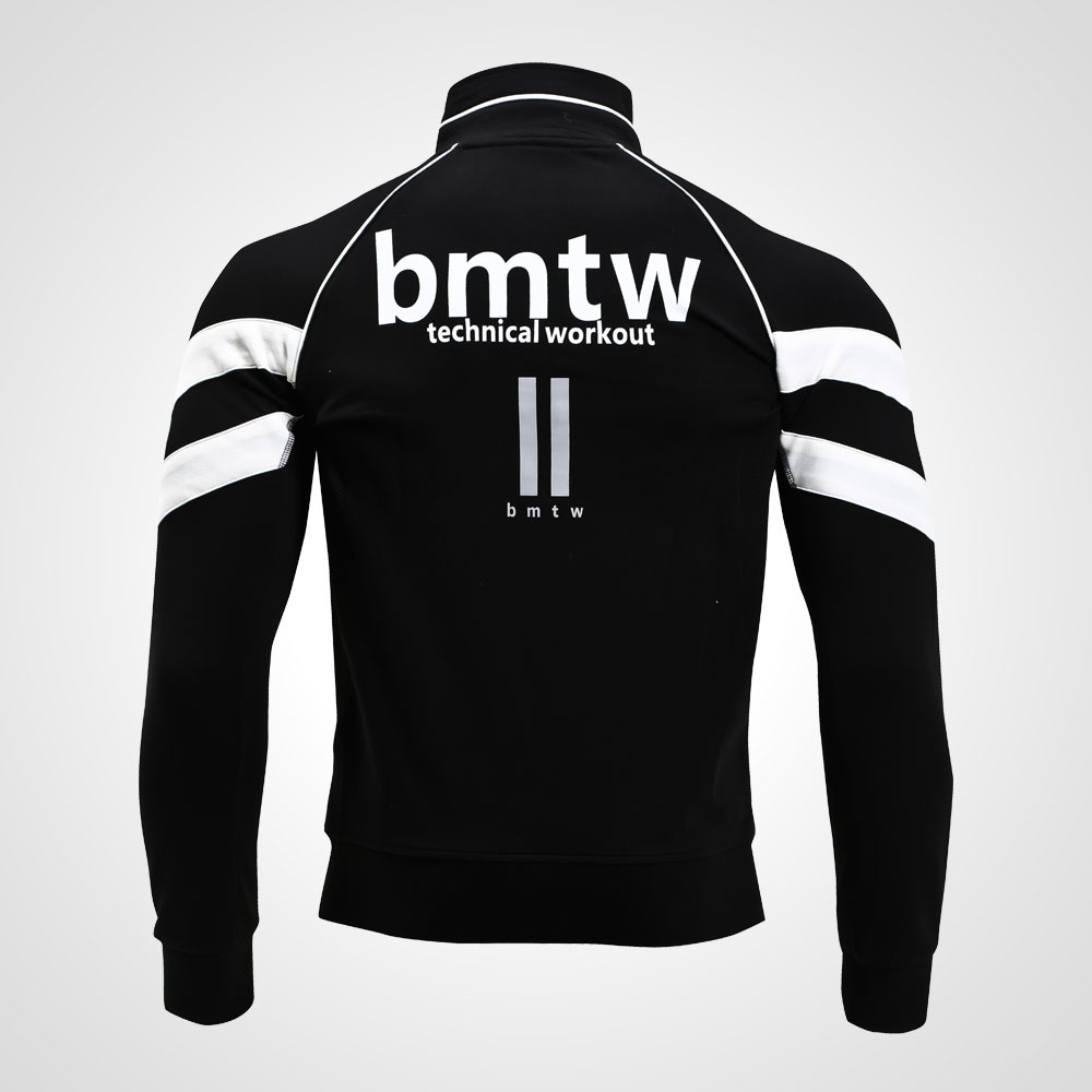 ｂｍｔｗ　ＧＹＭウェア　ジャケット（ブラック×ホワイト・L） 画像3