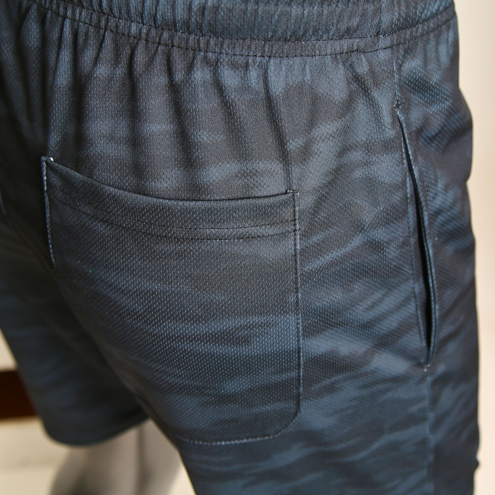 ＢＭ・ＤＲＹ　プリントハーフパンツ（ブラック×カモフラージュ・２XL） 画像5