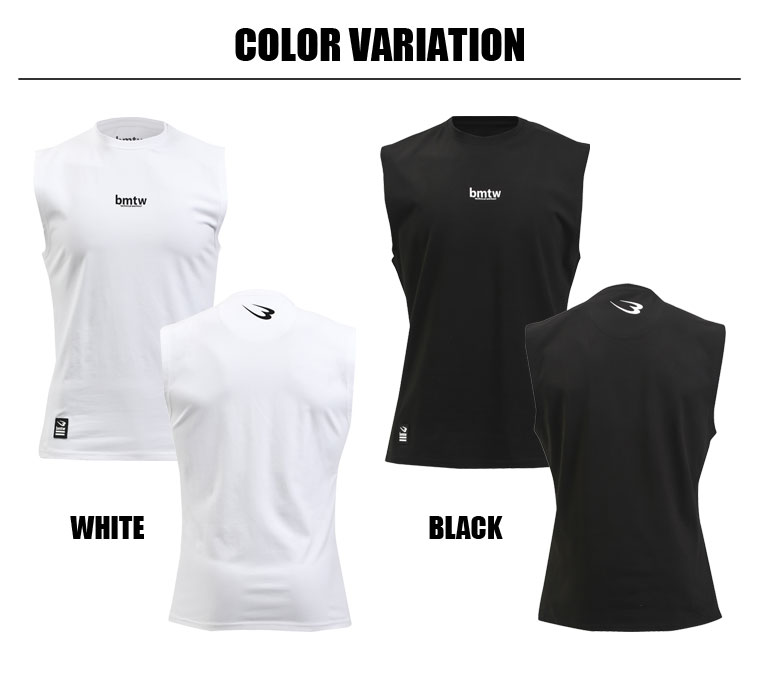 ｂｍｔｗスーパーストレッチ　ノースリーブ１（ブラック・２XL） 画像7