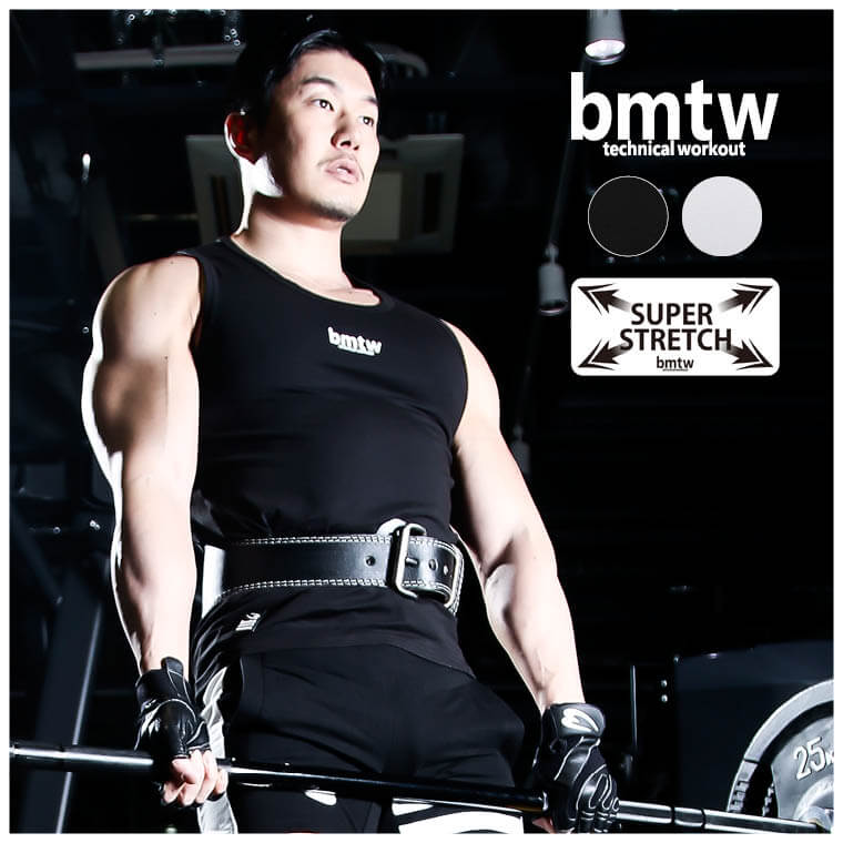 ｂｍｔｗスーパーストレッチ　タンクトップ１（ホワイト・L） 画像6