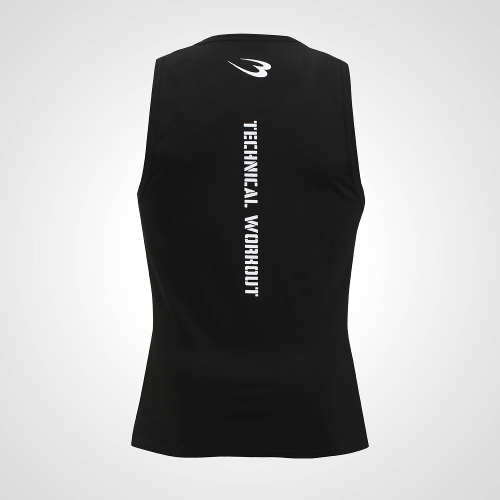 bmtwスーパーストレッチ タンクトップ3(ブラック・2XL) 画像3