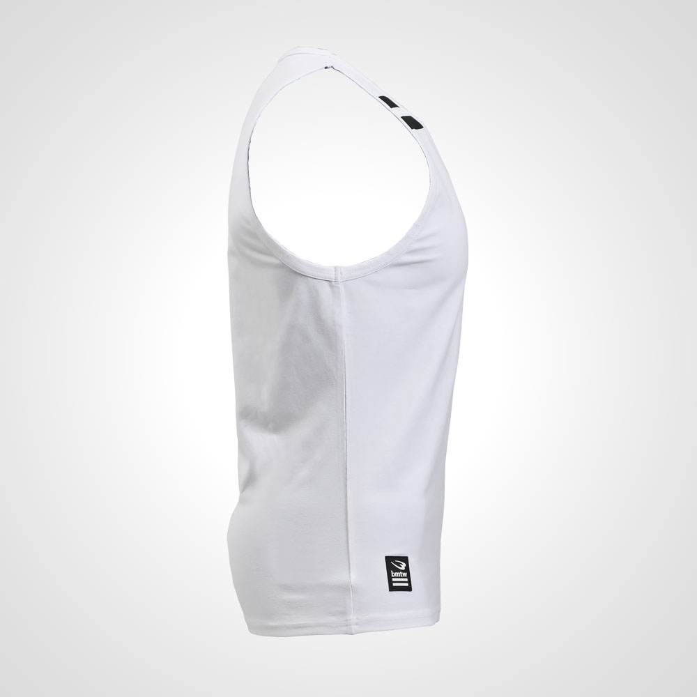bmtwスーパーストレッチ タンクトップ3(ホワイト・2XL) 画像4