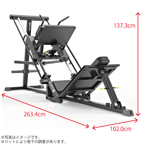 ハックスクワットレッグプレス｜トレーニングマシンのレンタルとリースはジムクラウド（GYM CLOUD）