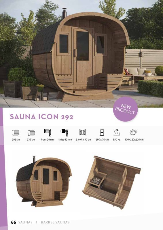 SAUNA ICON 292 Thermowood（高温処理高耐久木材） 画像4