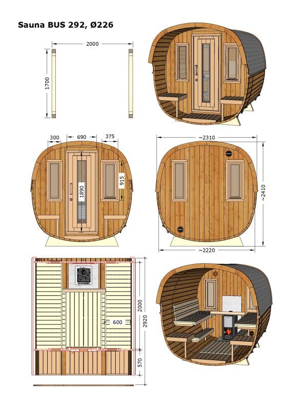 SAUNA ICON 292 Thermowood（高温処理高耐久木材） 画像6