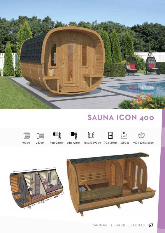 SAUNA 330 with Terrace :Normal（高温処理なし） 画像6