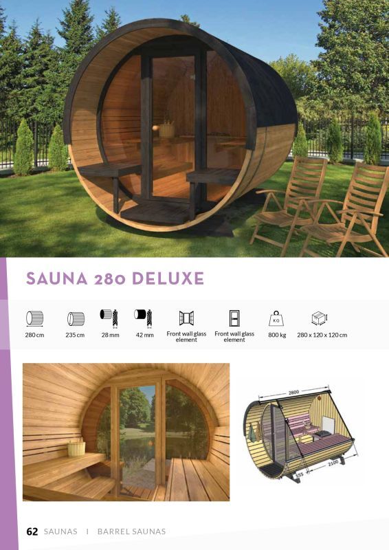 SAUNA 280 DELUXE Thermowood 画像5