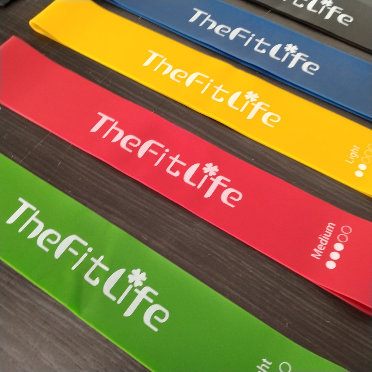TheFitLife トレーニングチューブ 5色セット（中古品） 画像8