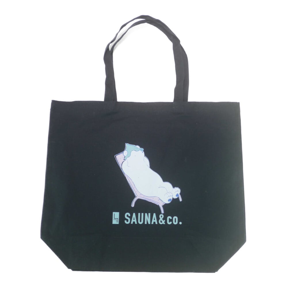SAUNABEAR GAIKIYOKU PRINT TOTE BAG (L)(返却不要) 画像3