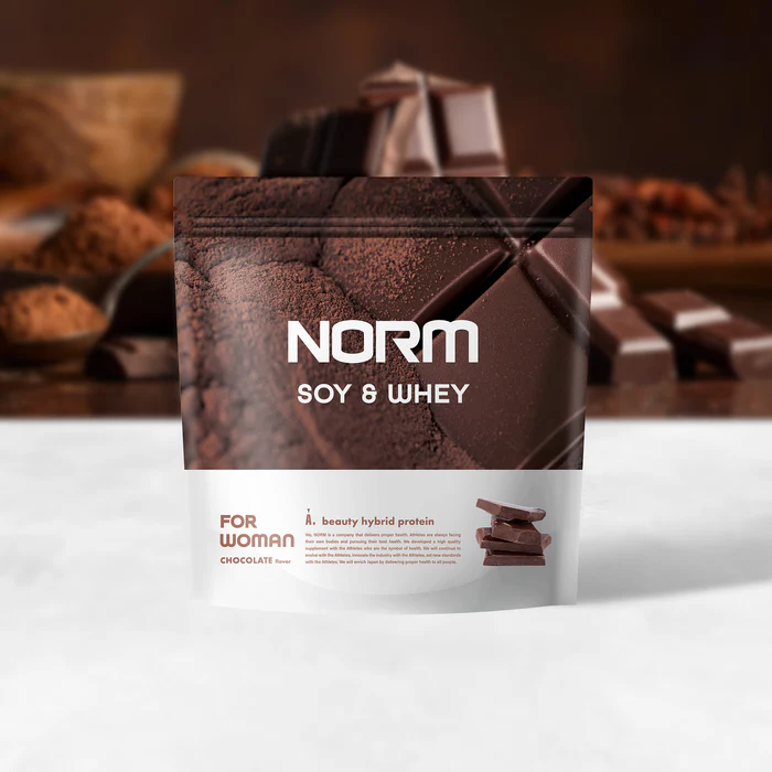 NORMビューティーハイブリッドプロテイン(チョコレート・ほうじ茶) 画像2