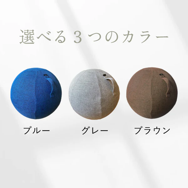Balance Ball 65cm（グレー/ブルー/ブラウン） 画像7
