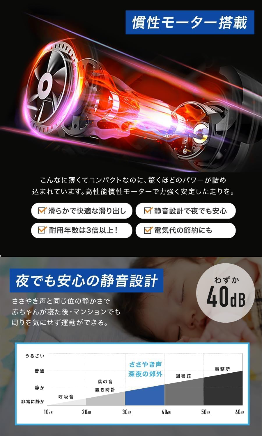 ルームランナー Max 10km（手すり無・組立不要） 画像5
