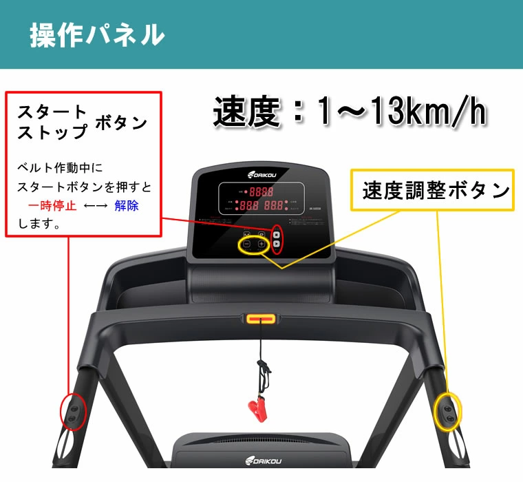 ルームランナー DK-5102EB（中古品） 画像5