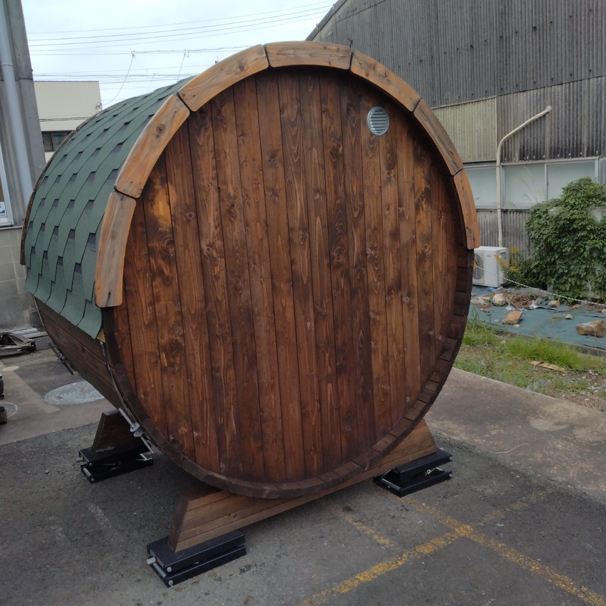 SAUNA ERGO 150 ノーマル（2~3人用）＋VEGA BC45（電気ストーブ）（中古品） 画像2