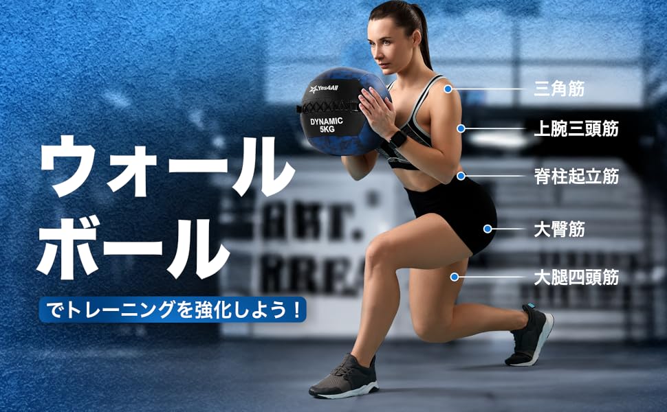 イエスフォーオール ウォールボール 10kg 画像5