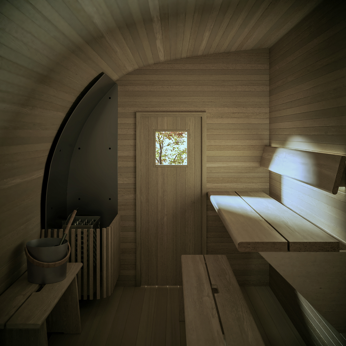 バレルサウナ kupu sauna basic|クプ サウナ ベーシック(3~4名用) 画像4
