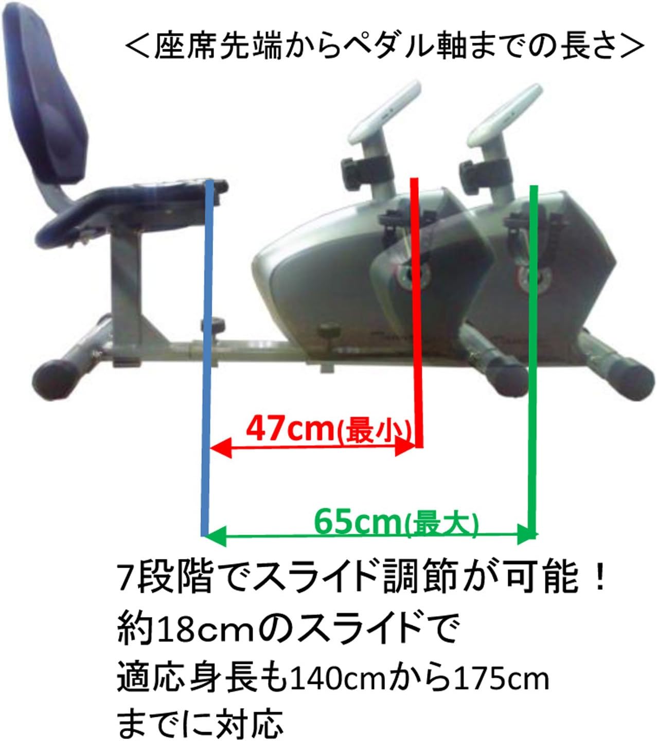 リカンベントバイクDK-8304R 画像4