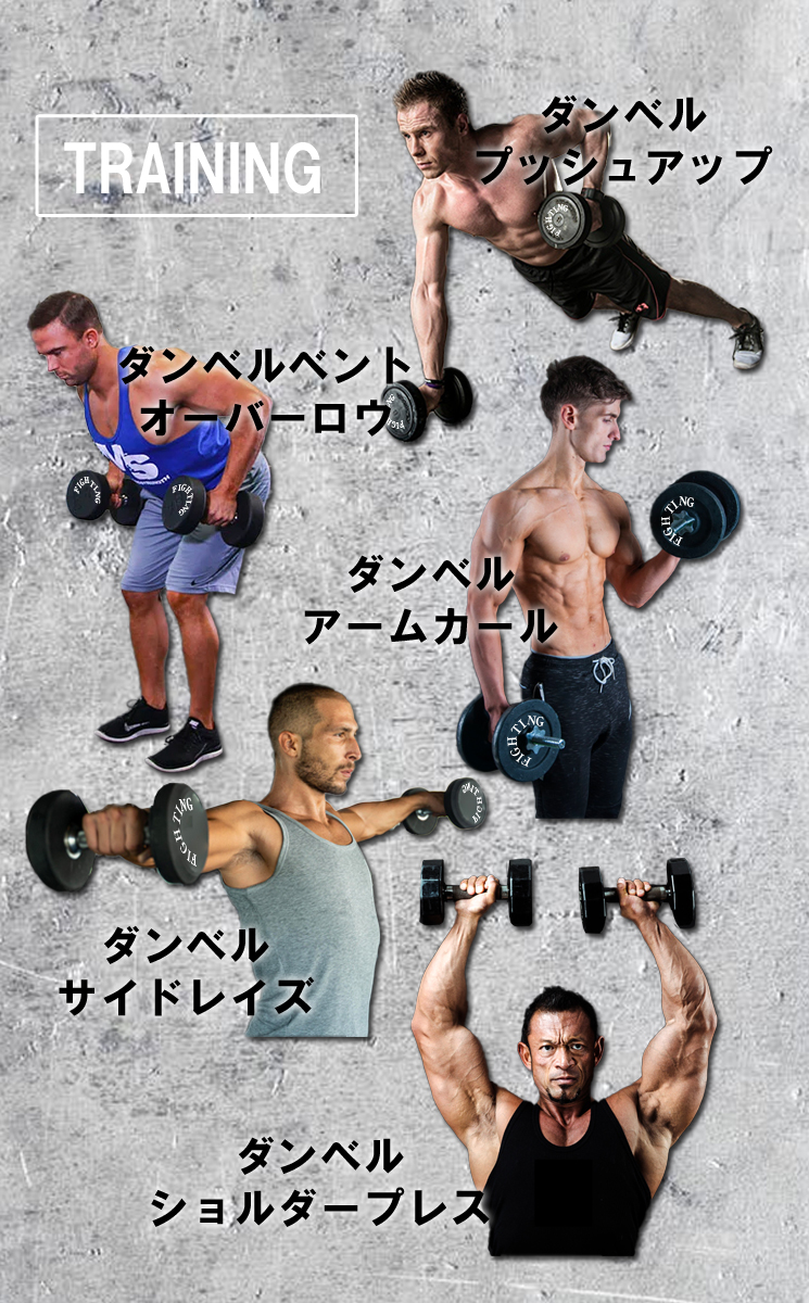 ダンベル (60kgセット) ブラックタイプ（中古品） 画像5