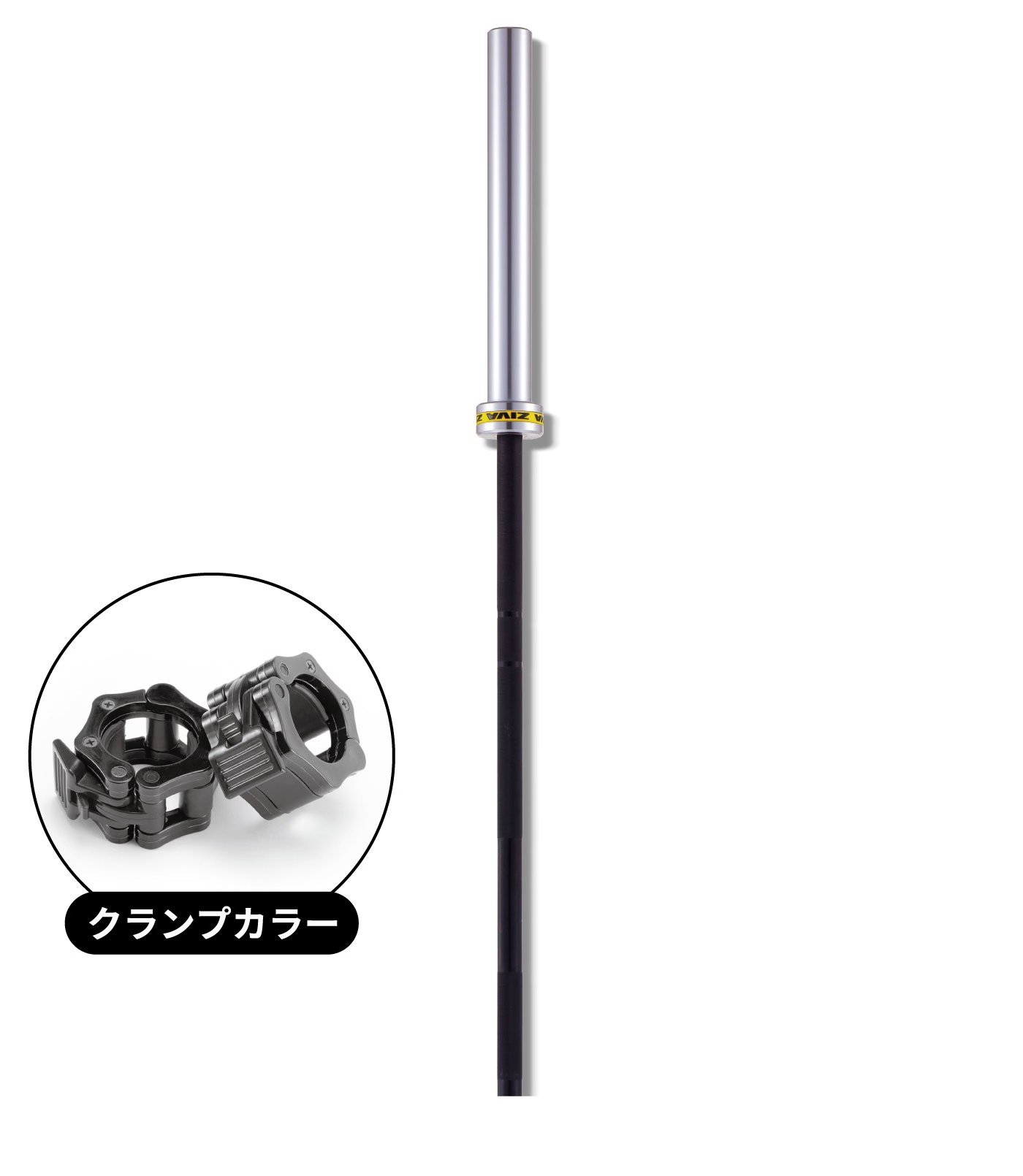ZIVA ディスク＆バーベル120kgセット 画像3