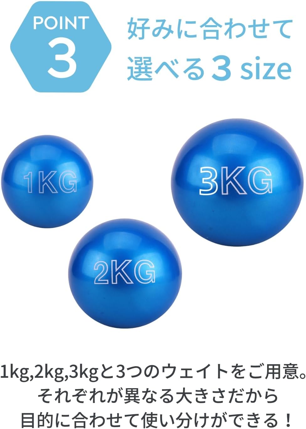 メディシンボール ソフトタイプ 3kg(中古品) 画像5